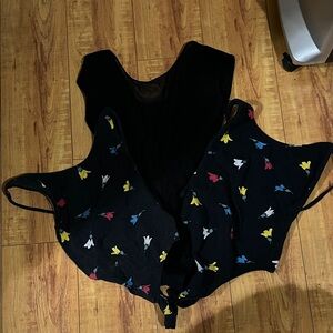 American Apparel Black and Multicolor Bodysuits